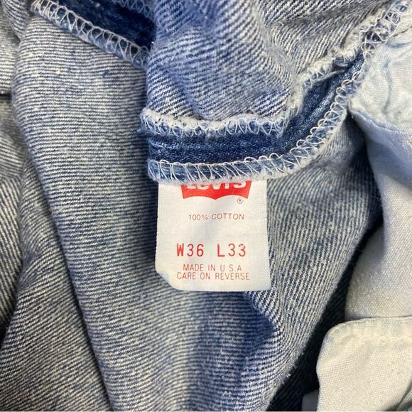 Vintage Levi’s 501 xx Blue Straight-Leg Jeans - Picture 4 of 7